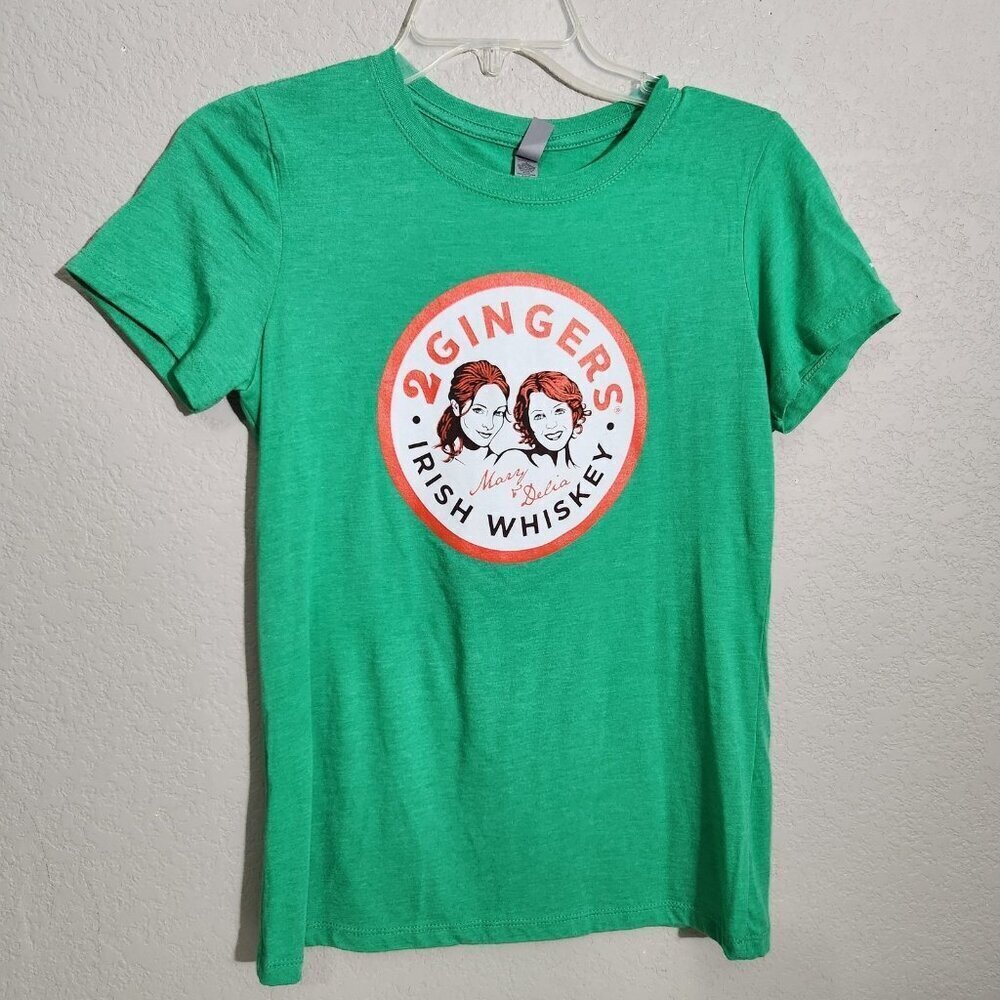 2 Gingers Irish Whiskey Shirt Womens Large Next Level Mary Delia Graphic Tee